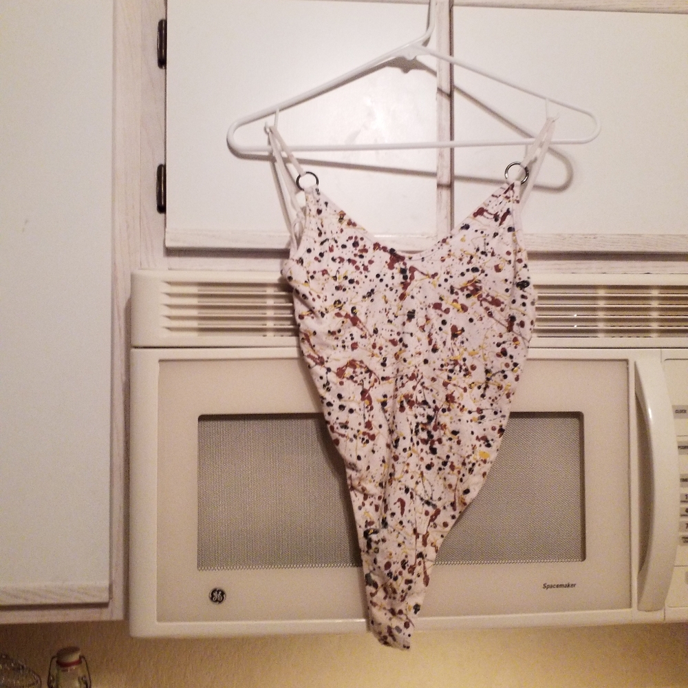 Boho Splatter Paint bodysuit s/m